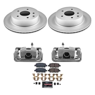 PowerStop® - Z23 Evolution Sport Plain Rear Brake Kit with Calipers