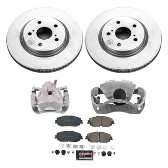 PowerStop® - Z23 Evolution Sport Plain Front Brake Kit with Calipers