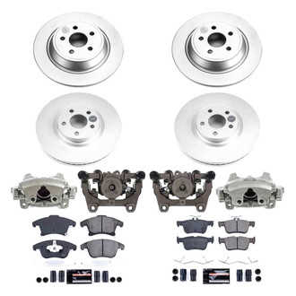 PowerStop® - Z23 Evolution Sport Plain Front and Rear Brake Kit with Calipers