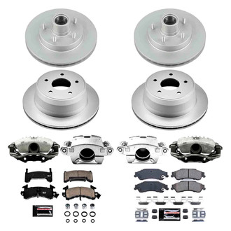 PowerStop® - Z23 Evolution Sport Plain Front and Rear Brake Kit with Calipers