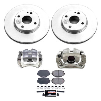 PowerStop® - Z23 Evolution Sport Plain Front Brake Kit with Calipers