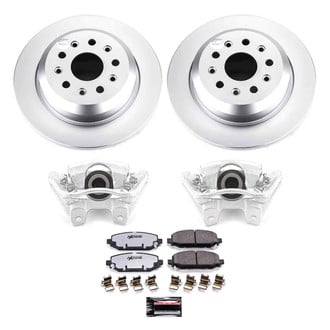 PowerStop® - Z36 Extreme Plain Rear Brake Kit with Calipers