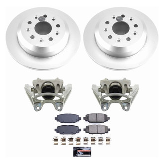 PowerStop® - Z23 Evolution Sport Plain Rear Brake Kit with Calipers