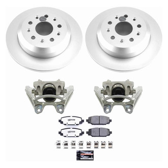 PowerStop® - Z36 Extreme Plain Rear Brake Kit with Calipers