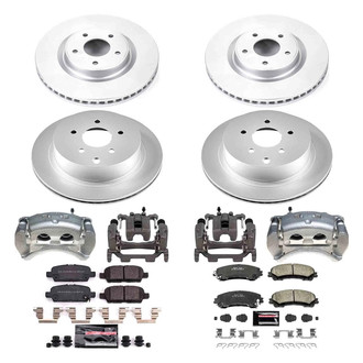 PowerStop® - Z23 Evolution Sport Plain Front and Rear Brake Kit with Calipers