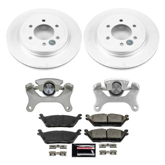 PowerStop® - Z23 Evolution Sport Plain Rear Brake Kit with Calipers
