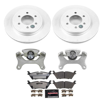 PowerStop® - Z36 Extreme Plain Rear Brake Kit with Calipers