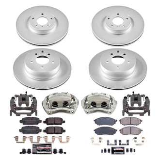 PowerStop® - Z23 Evolution Sport Plain Front and Rear Brake Kit with Calipers