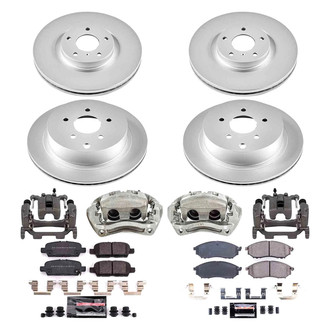 PowerStop® - Z23 Evolution Sport Plain Front and Rear Brake Kit with Calipers