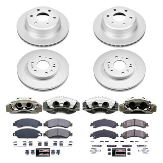 PowerStop® - Z23 Evolution Sport Plain Front and Rear Brake Kit with Calipers