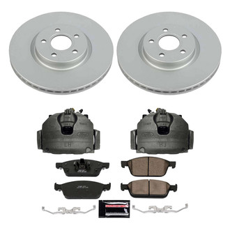 PowerStop® - Z23 Evolution Sport Plain Front Brake Kit with Calipers