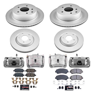 PowerStop® - Z23 Evolution Sport Plain Front and Rear Brake Kit with Calipers