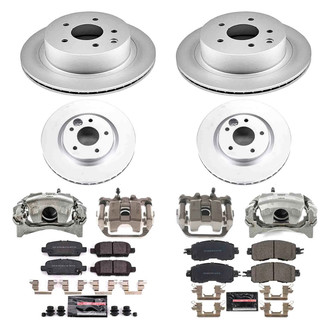PowerStop® - Z23 Evolution Sport Plain Front and Rear Brake Kit with Calipers