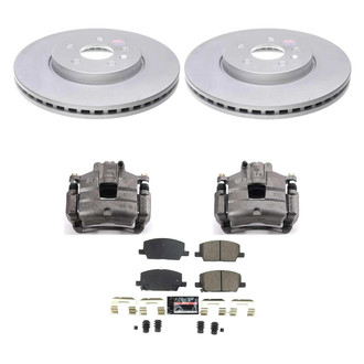 PowerStop® - Z23 Evolution Sport Plain Front Brake Kit with Calipers