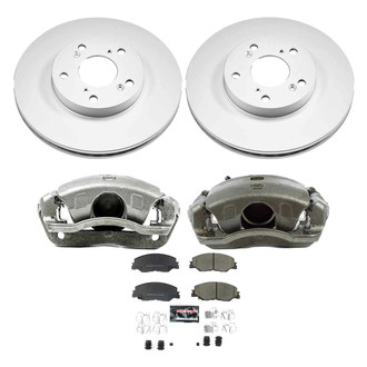 PowerStop® - Z23 Evolution Sport Plain Front Brake Kit with Calipers