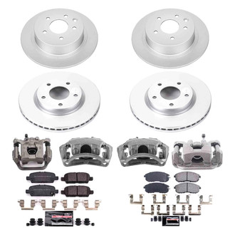 PowerStop® - Z23 Evolution Sport Plain Front and Rear Brake Kit with Calipers