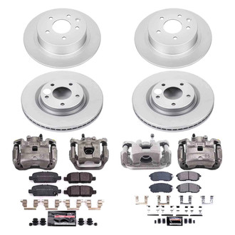 PowerStop® - Z23 Evolution Sport Plain Front and Rear Brake Kit with Calipers