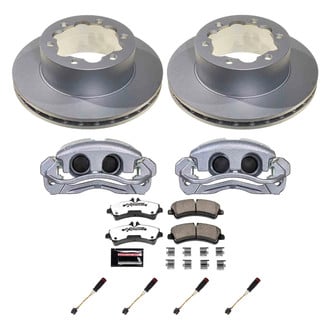 PowerStop® - Z36 Extreme Plain Rear Brake Kit with Calipers