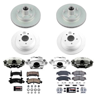 PowerStop® - Z23 Evolution Sport Plain Front and Rear Brake Kit with Calipers
