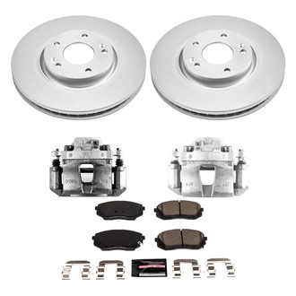 PowerStop® - Z23 Evolution Sport Plain Front Brake Kit with Calipers