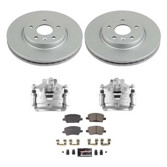 PowerStop® - Z23 Evolution Sport Plain Front Brake Kit with Calipers