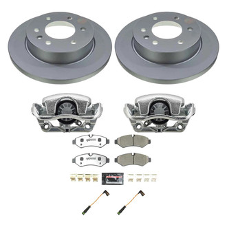PowerStop® - Z36 Extreme Plain Rear Brake Kit with Calipers