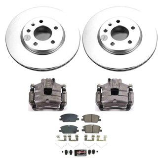 PowerStop® - Z23 Evolution Sport Plain Front Brake Kit with Calipers