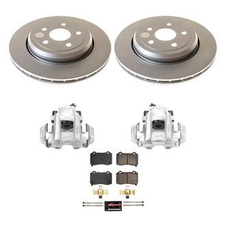 PowerStop® - Z23 Evolution Sport Plain Rear Brake Kit with Calipers