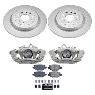 PowerStop® - Z23 Evolution Sport Plain Rear Brake Kit with Calipers