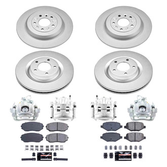PowerStop® - Z23 Evolution Sport Plain Front and Rear Brake Kit with Calipers