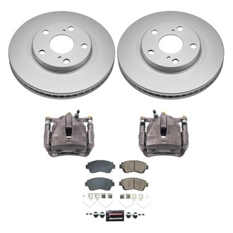 PowerStop® - Z23 Evolution Sport Plain Front Brake Kit with Calipers