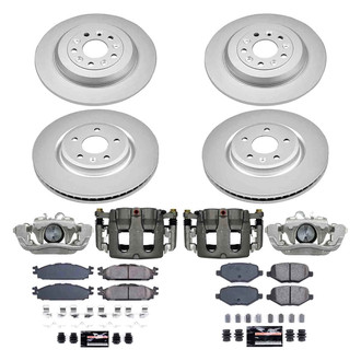 PowerStop® - Z23 Evolution Sport Plain Front and Rear Brake Kit with Calipers