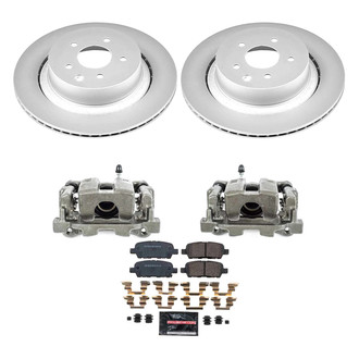 PowerStop® - Z23 Evolution Sport Plain Rear Brake Kit with Calipers