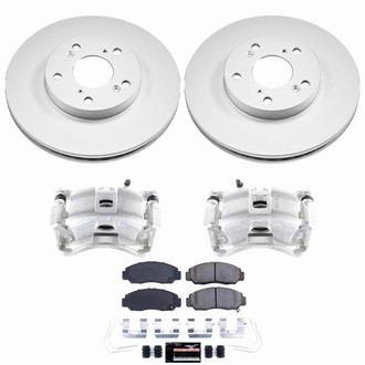 PowerStop® - Z23 Evolution Sport Plain Front Brake Kit with Calipers
