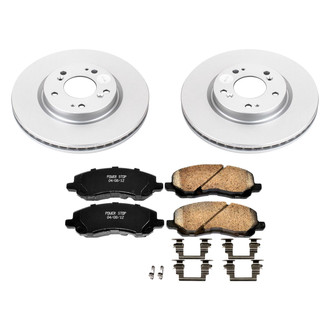 PowerStop® - Z17 Evolution Geomet® Plain Front Brake Kit
