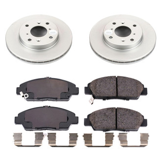 PowerStop® - Z17 Evolution Geomet® Plain Front Brake Kit