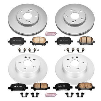 PowerStop® - Z17 Evolution Geomet® Plain Brake Kit