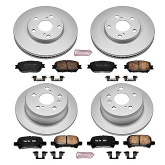 PowerStop® - Z17 Evolution Geomet® Plain Brake Kit