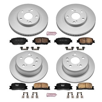 PowerStop® - Z17 Evolution Geomet® Plain Front and Rear Brake Kit