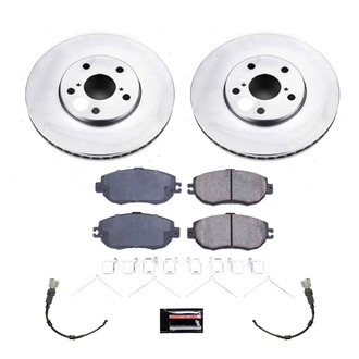 PowerStop® - Z17 Evolution Geomet® Plain Front Brake Kit