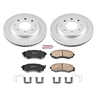 PowerStop® - Z17 Evolution Geomet® Plain Front Brake Kit