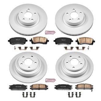 PowerStop® - Z17 Evolution Geomet® Plain Brake Kit