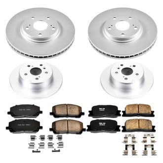 PowerStop® - Z17 Evolution Geomet® Plain Front and Rear Brake Kit