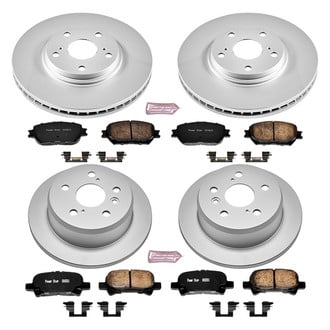 PowerStop® - Z17 Evolution Geomet® Plain Front and Rear Brake Kit