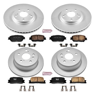 PowerStop® - Z17 Evolution Geomet® Plain Front and Rear Brake Kit