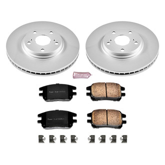 PowerStop® - Z17 Evolution Geomet® Plain Front Brake Kit