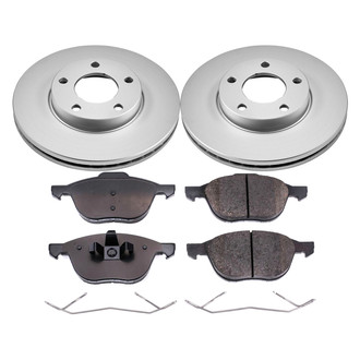 PowerStop® - Z17 Evolution Geomet® Plain Front Brake Kit