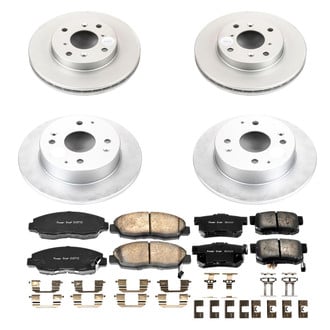 PowerStop® - Z17 Evolution Geomet® Plain Front and Rear Brake Kit