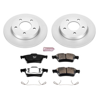 PowerStop® - Z17 Evolution Geomet® Plain Rear Brake Kit