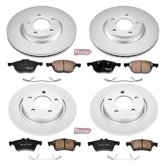 PowerStop® - Z17 Evolution Geomet® Plain Front and Rear Brake Kit